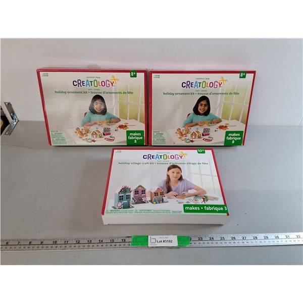 (3) Creatology Gingerbread Style Kits- Appear NIB