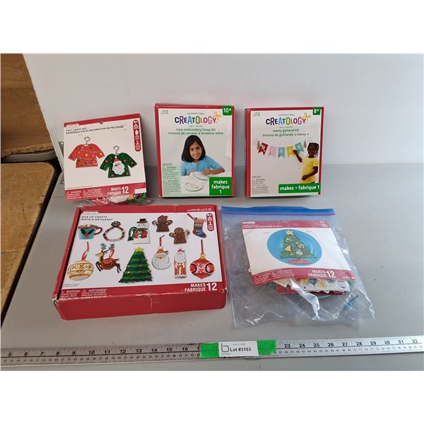 Creatology Christmas Craft Kits- Most Appear NIB