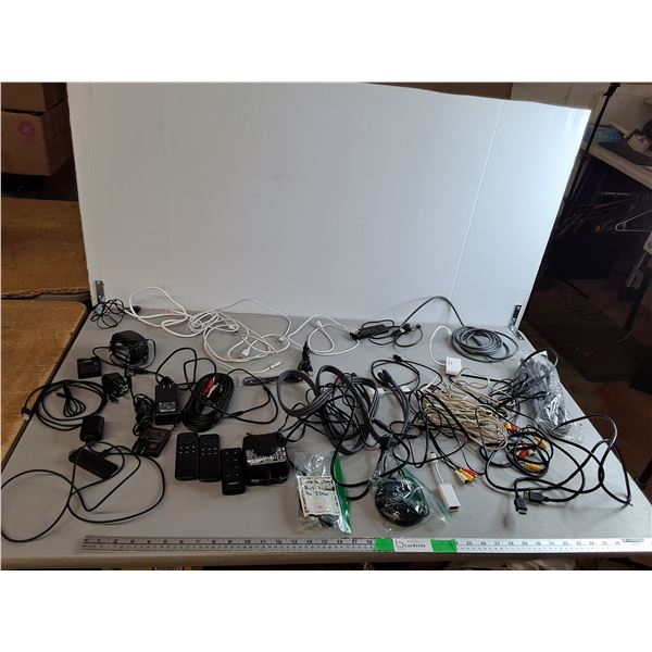 RCA Cables, Charging Cords, Power Adapters, Misc.