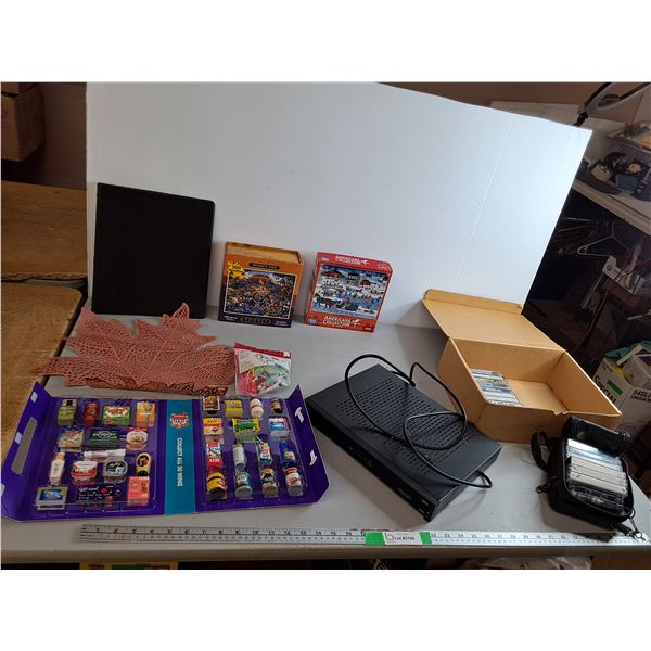 Bell Satellite TV Receiver- Powers On, Little Shop Items, Puzzles, Misc.
