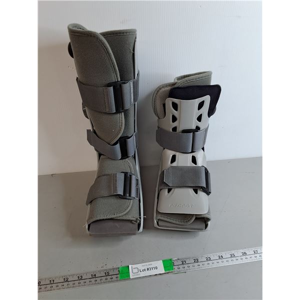 (2) Aircast Boots-S