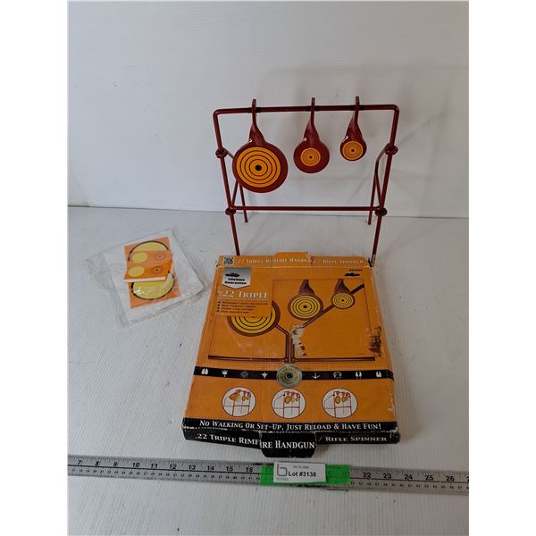 .22 Triple Handgun Rifle Spinner