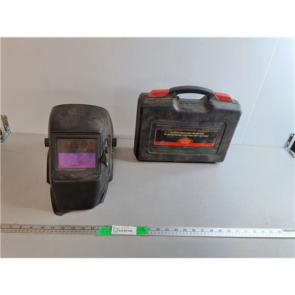 Welding Helmet & Perfomance Plus Plastic Case 13.5" x 4" x 9"