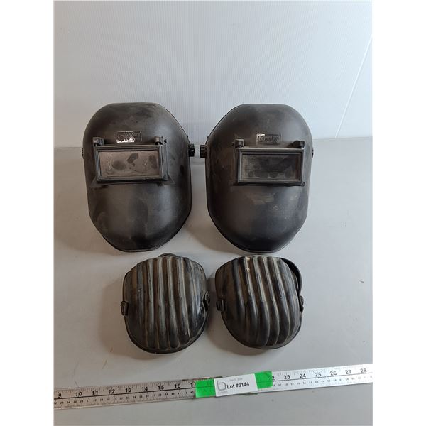 (2) Welding Helmets & Kneepads
