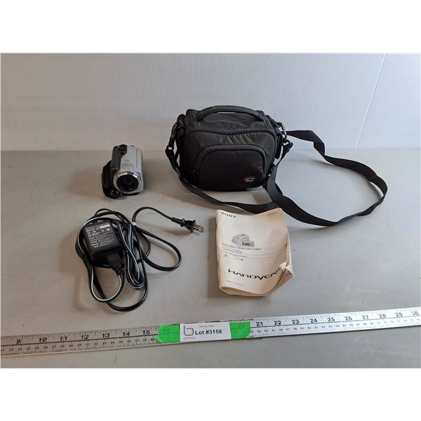 Sony Handycam, Battery, Charger & Case- As Is