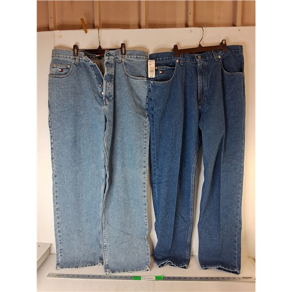 (2) Men's Tommy Hilfiger Jeans- 38 x 32