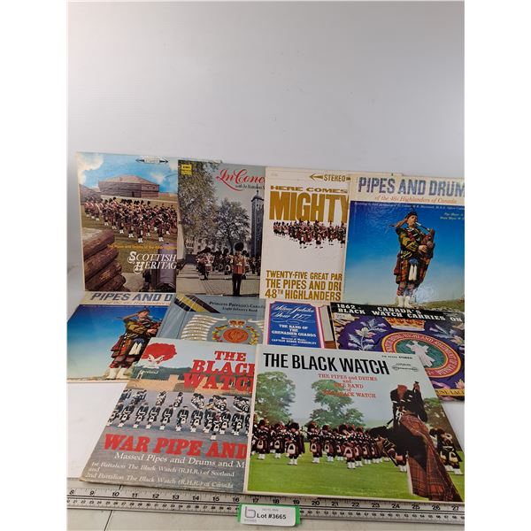 Assorted Records - Pipes and Drums
