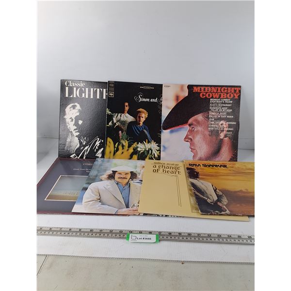 Assorted Records - Simon and Garfunkel, Gordon Lightfoot, Etc
