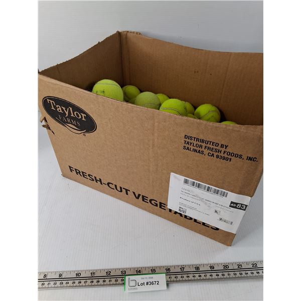 Box of Tennis Balls