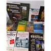 Image 2 : Assorted Sports/Health Books, Stencils/Rulers, Etc