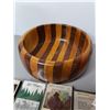 Image 3 : Cassette Tapes, Wooden Bowl, Storage Container, Misc