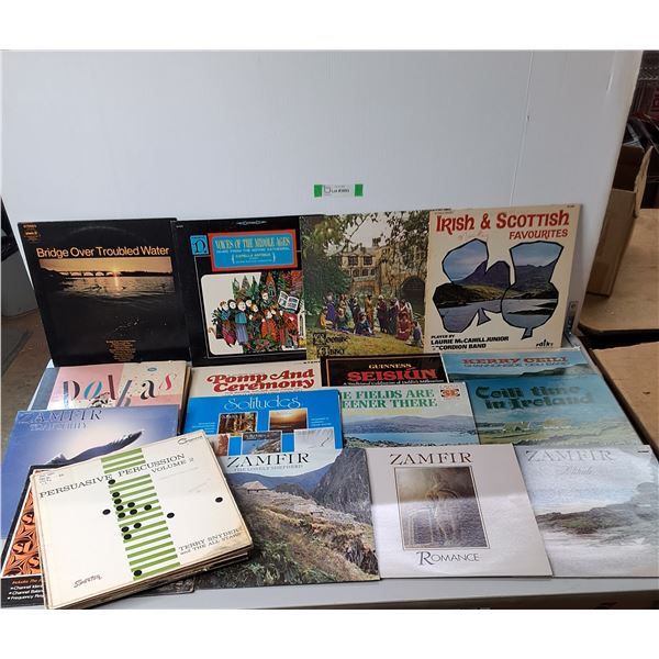 Various Records- Mostly Zamfir, Guinness Seisiun, Solitudes, Herry Ceili