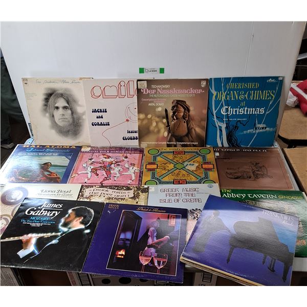 Various Records- Frank Mills, James Galway, The Irish Rovers, Island Serenade