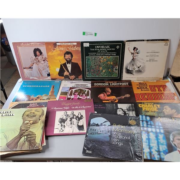 Various Records- James Galway, Martha Reeves, Gordon Lightfoot, Charley Pride