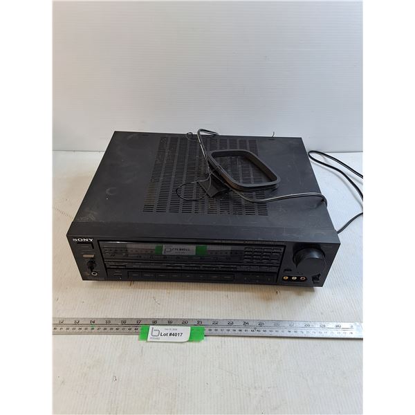 Sony Digital Delayed Surround Audio / Video Control Center - 17x5.5x13  - Turns On - As Is