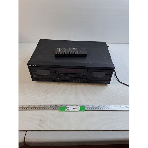 Sony HX Pro Stereo Cassette Deck - Powers On