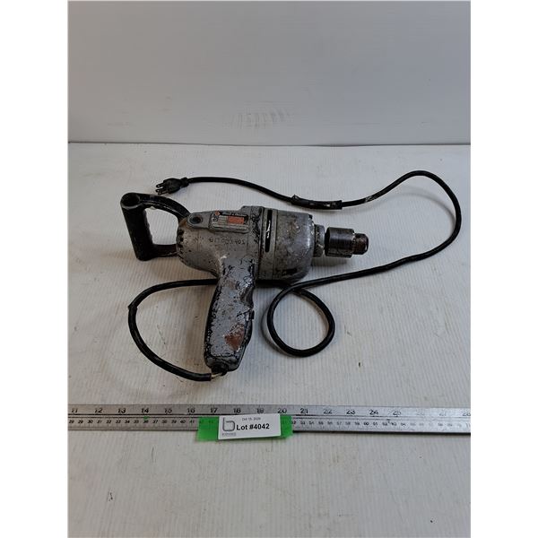 Vintage Black & Decker Power Drill - As Is