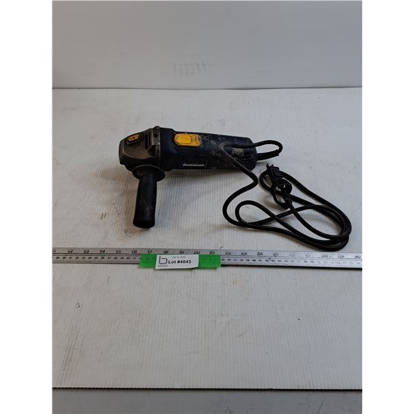 Mastercraft Handheld 4 1/2" Angle Grinder - Tested