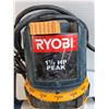 Image 2 : Ryobi 1 1/2 HP Hand Router - No Power - As Is