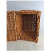 Image 3 : Wicker Hamper w/Chain & Lock - 17x13x15", Pickup Preferred