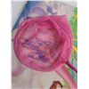 Image 2 : (2) Laminated 35" x 24" Disney Movie Posters, 46" Butterfly Net - Cannot Ship
