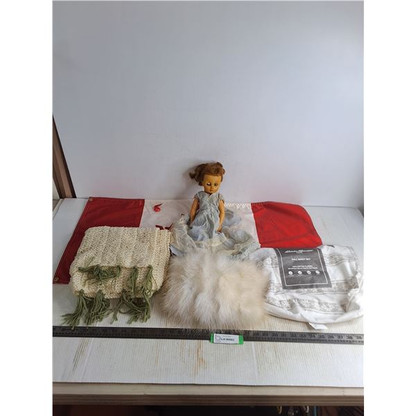 Canadian Flag, Throw Blanket, Furry Hand Warmer, Lazy Eye Doll, Misc.