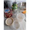 Image 4 : Assorted Kitchenware, Moravia Meat Grinder, Carafe, Blender - Tested, Misc.