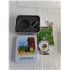 Image 3 : Napkin Holders, John Deere Pocket Watch w/COA, Unassembled Model Plane, Misc.