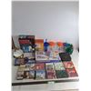 Image 1 : Desk Lamp - Working, Super Shooter, Eggies, Travel Mugs, NHL Board Game, Cassettes, CD's, Misc.