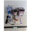 Image 1 : Ladies Watches, Pocket Knife, Grandma Travel Mug, Mimosa Rose Candle, Misc.