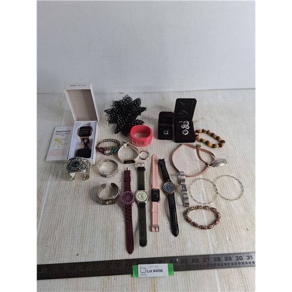 (11) Ladies Watches, Jewelry Sets, Bracelets, Misc.