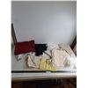 Image 1 : Vintage Table Linens, Throw Blanket, Women's Navy Scarf/Gloves Set, Shaker