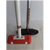 Image 2 : * (2) 50" Curling Brooms, Badminton Racquet - Pickup Only