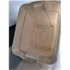Image 4 : (2) Storage Bins w/Lids - Sterilite & Rubbermaid, Pickup Only