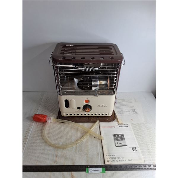Sunbeam Kerosene Heater - Untested - 20x18x16" Box Size - Cannot Ship