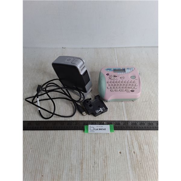 (2) Handheld Printers - Dymo & Brother