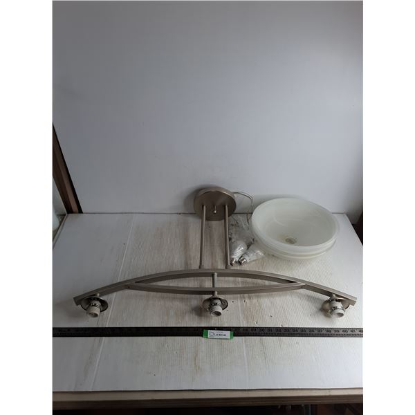 (3 Light Fixture - 35" Wide x 20" High - Can not Ship