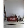 Image 1 : Portable 7 Gallon Air Tank, Wayne 1/2 HP Utility Pump - Both Untested, As is - Cannot Ship