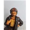 Image 3 : Vintage Resin Motorcycle w/Biker Ornament - 14" High x 18" Length