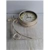Image 2 : Vintage Retro Double Sided "Grand Central" Station Clock, Metal 10" Candle Holder