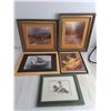 Image 2 : (5) Framed Prints & Photos - Largest 17x14", Foxy Jeans Shoulder Bag, Storage Bin - Cannot Ship