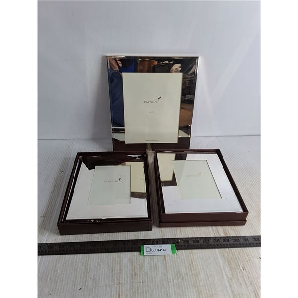 (3) Papyrus Mirrored Picture Frames