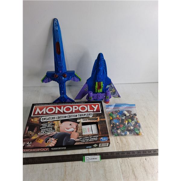 Cheater's Edition Monopoly, Sound Effect Toys, Lego Figurines