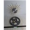 Image 1 : Retro Newgate Starburst Wall Clock, Film Reel