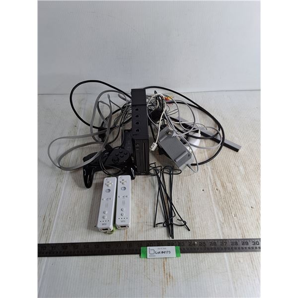 Wii Video Game Console - Powers On, Assorted Wii Controllers