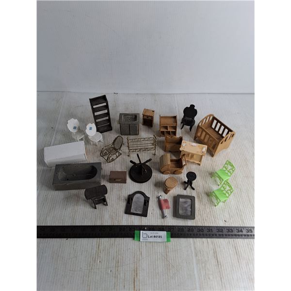 Assorted Miniature Furniture - Mostly Wooden