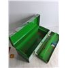 Image 2 : Craftsman Metal 19x7x7" Tool Box, Hydraulic 2 Ton Jack, Misc.
