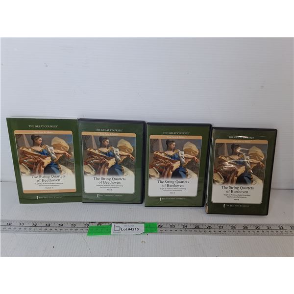 The String Quartets of Beethoven Guidebook & DVDs