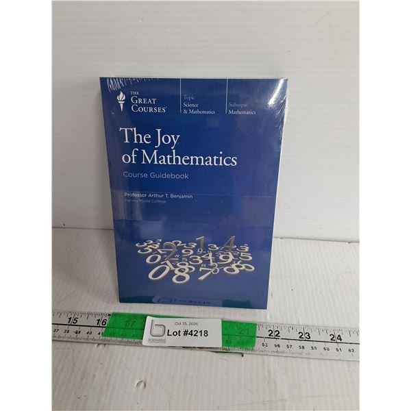 The Joy of Mathematics Course Guidebook & DVDs-Sealed