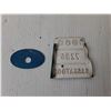Image 2 : Vintage Saskatchewan Bike License Plate/Tag